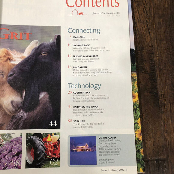 Grit Magazine Lot of 4 - Jan/Feb, May/June, July/Aug, Sept/Oct 2007 Homesteading - Picture 7 of 14